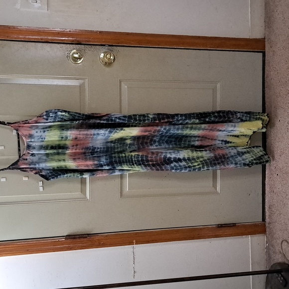 Aruba Blue Tie Dye Dress - Picture 1 of 12